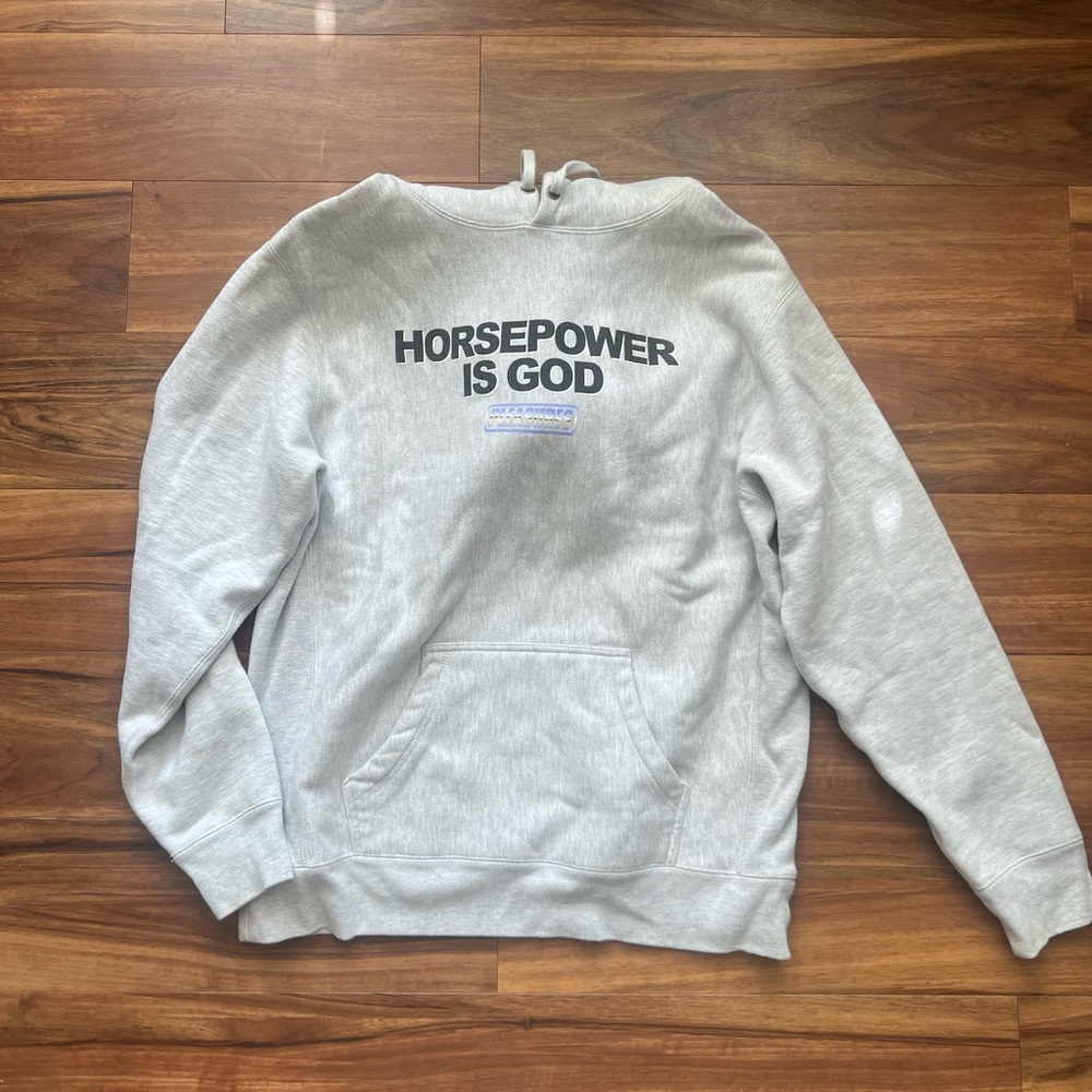 Pleasures gray hoodie